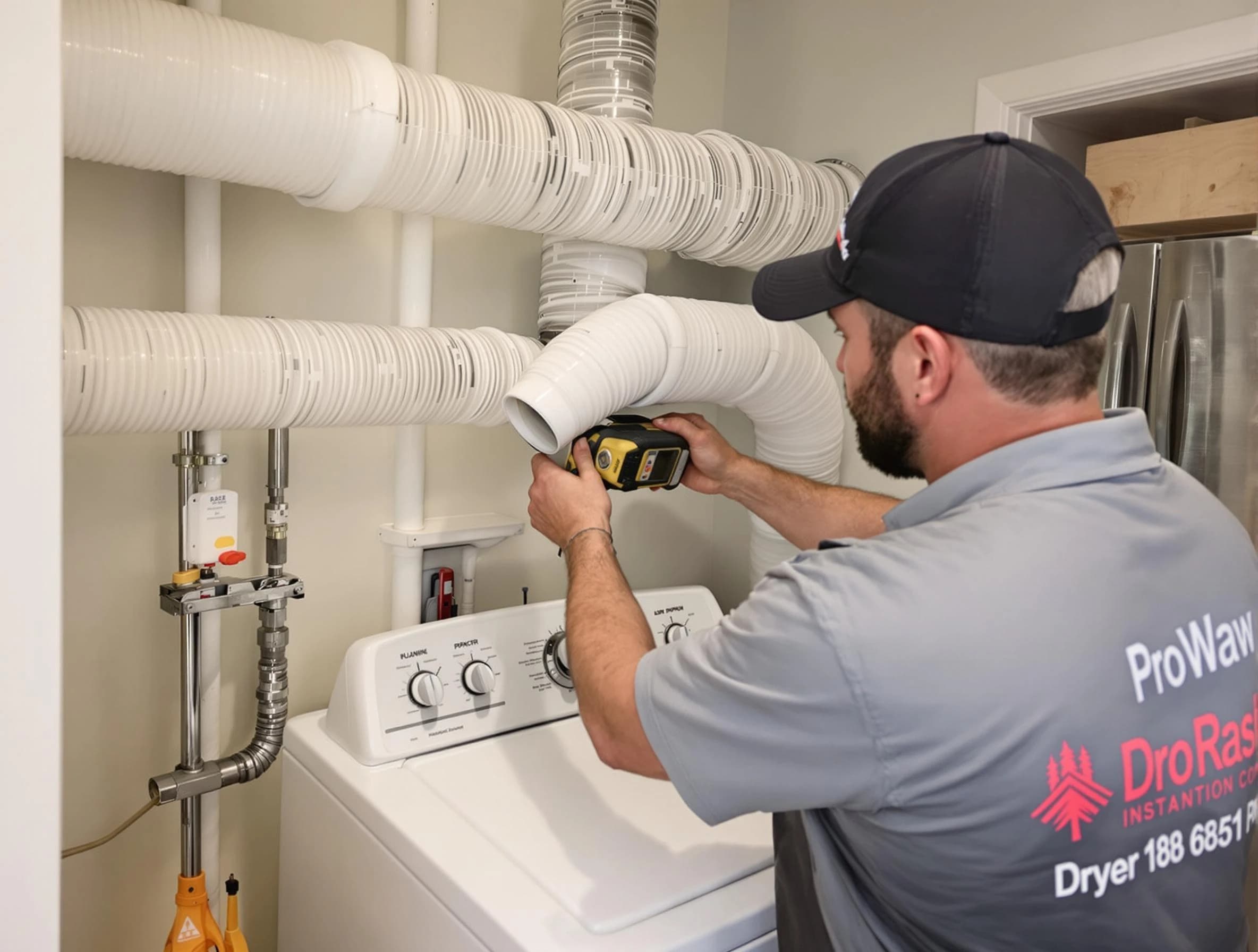 Professional dryer vent hose installation by Frederick Dryer Vent Cleaning in Frederick